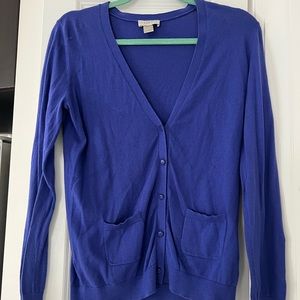 Royal blue cardigan